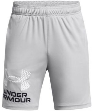 Under Armour TECH LOGO Chlapčenské kraťasy, sivá, veľkosť L