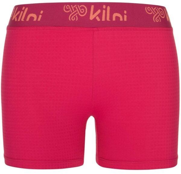 KILPI DOMINO Dámske krátke funkčné legíny, ružová, veľkosť