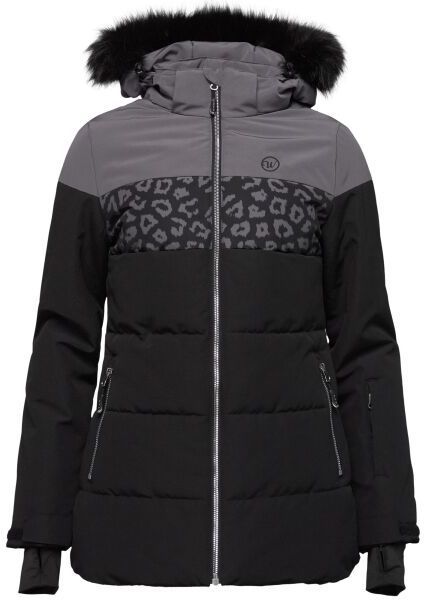 Willard LUSKA Dámska prešívaná lyžiarska bunda, čierna, veľkosť