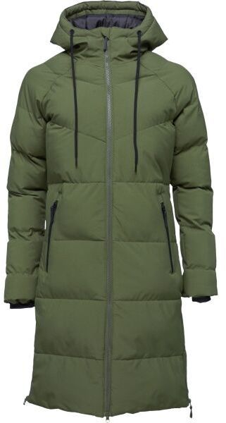 Willard RETA Dámsky dlhý prešívaný kabát, khaki, veľkosť XXL