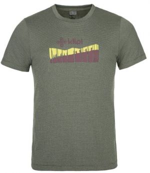 KILPI GIACINTO Pánske outdoorové tričko, khaki, veľkosť