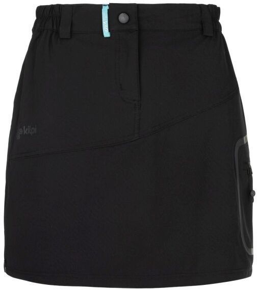 KILPI ANA Dámska outdoorová sukňa, čierna, veľkosť