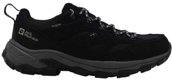 Jack Wolfskin VOJO TOUR TEXAPORE LOW M Pánska treková obuv, čierna, veľkosť