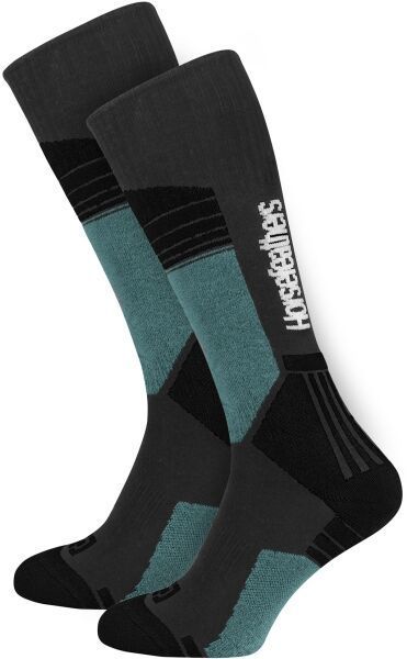 Horsefeathers RORY THERMOLITE SOCKS Pánske snowboardové ponožky, čierna, veľkosť