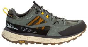 Jack Wolfskin TERRAQUEST TEXAPORE LOW M Pánska treková obuv, khaki, veľkosť