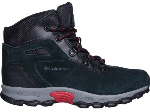 Columbia YOUTH NEWTON RIDGE AMPED Detská outdoorová obuv, čierna, veľkosť 32