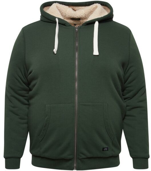 BLEND REGULAR FIT Pánska mikina, tmavo zelená, veľkosť XXXL