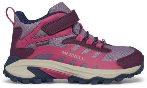Merrell MOAB SPEED 2 MID A/C WTRPF Detská outdoorová obuv, fialová, veľkosť 32