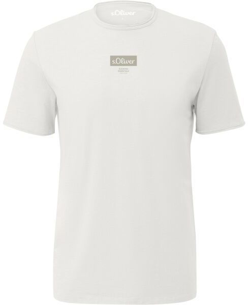 s.Oliver RL T-SHIRT SS Pánske tričko, biela, veľkosť