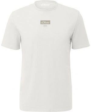 s.Oliver RL T-SHIRT SS Pánske tričko, biela, veľkosť