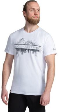 KILPI CHOOSE Pánske bavlnené tričko, biela, veľkosť