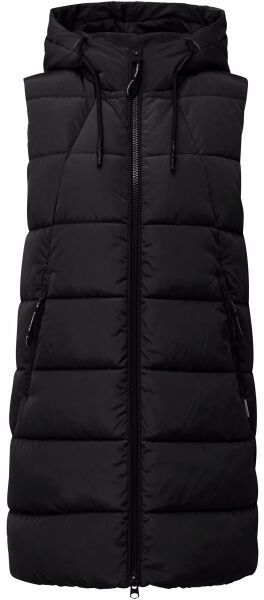 s.Oliver QS OUTDOOR WAISTCOAT Dámska vesta, čierna, veľkosť