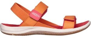 Keen ELLE BACKSTRAP YOUTH Dievčenské sandále, oranžová, veľkosť 39