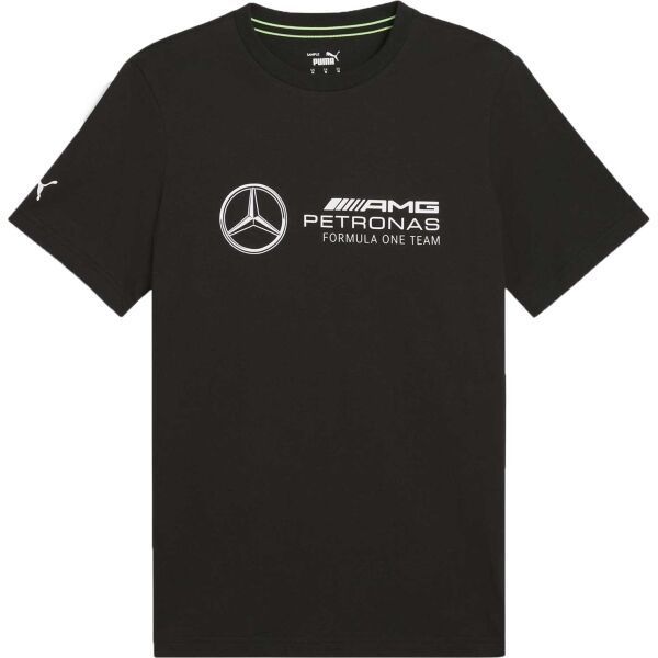 Puma MERCEDES-AMG PETRONAS F1 ESSENTIALS LOGO TEE Pánske tričko, čierna, veľkosť