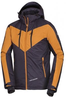 Northfinder ADRIANO Pánska lyžiarska bunda, čierna, veľkosť