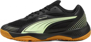 Puma SOLARFLASH JR III Chlapčenská volejbalová obuv, čierna, veľkosť 33