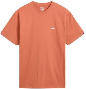 Vans MN LEFT CHEST LOGO TEE Pánske tričko, oranžová, veľkosť