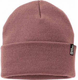 Jack Wolfskin RIB Dámska zimná čiapka, červená, veľkosť UNI