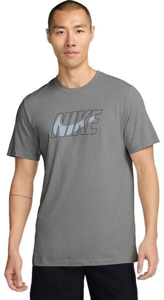 Nike DRI-FIT Pánske tričko, sivá, veľkosť
