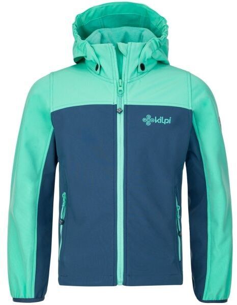 KILPI RAVIA Dievčenská softshellová bunda, tyrkysová, veľkosť