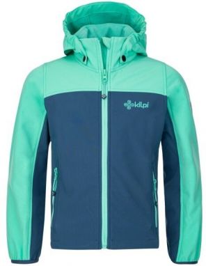 KILPI RAVIA Dievčenská softshellová bunda, tyrkysová, veľkosť
