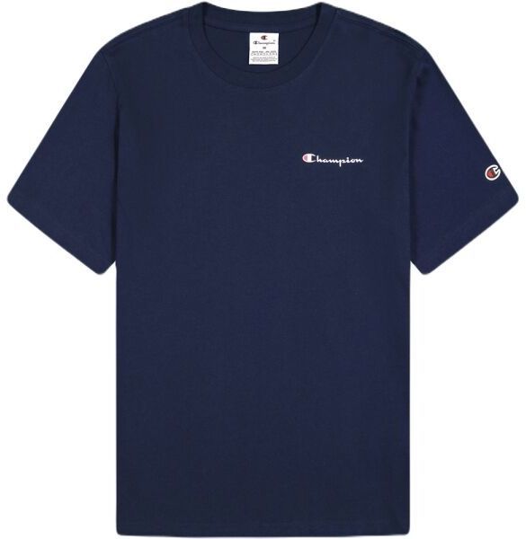 Champion SCRIPT SHOP Pánske tričko, tmavo modrá, veľkosť