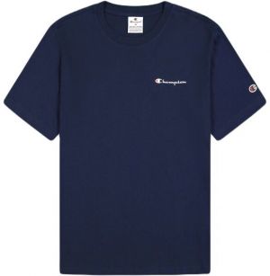 Champion SCRIPT SHOP Pánske tričko, tmavo modrá, veľkosť