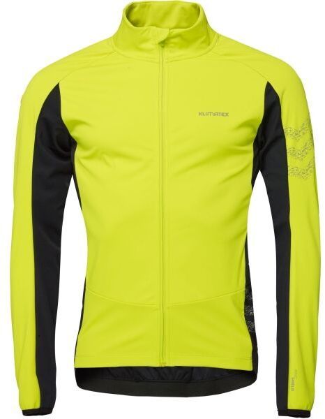 Klimatex MADRI Pánska hybridná cyklistická bunda, svetlo zelená, veľkosť