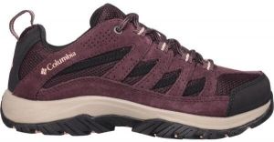 Columbia CRESTWOOD LOW W Dámska outdoorová obuv, vínová, veľkosť 40