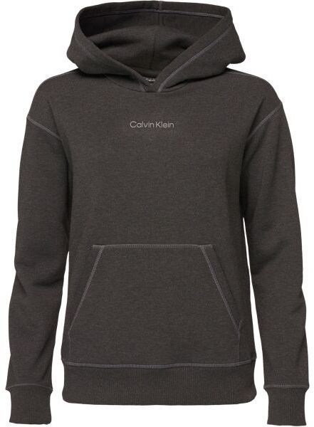 Calvin Klein PULLOVER HOODIE Dámska mikina, tmavo sivá, veľkosť