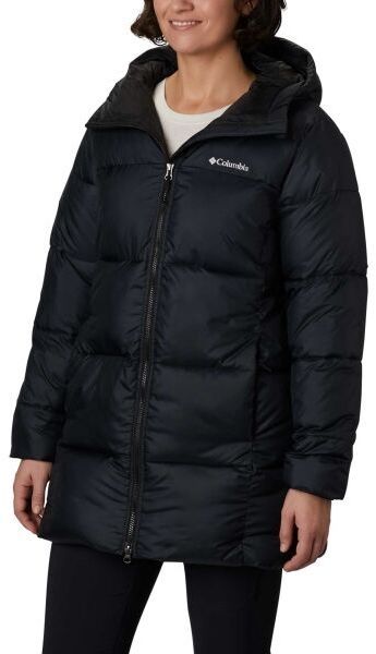Columbia PUFFECT II MID HOODED JACKET Dámska zimná bunda, čierna, veľkosť