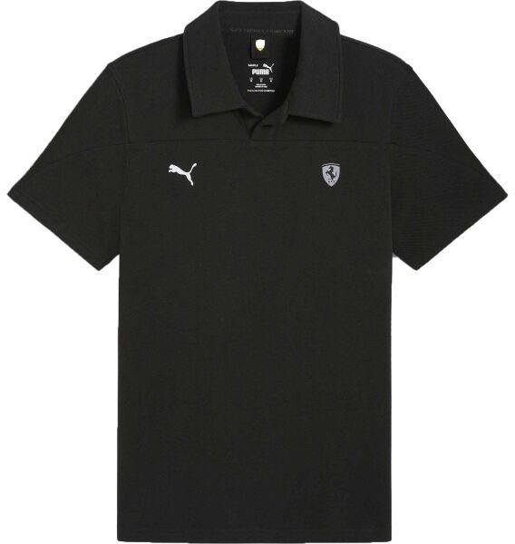 Puma FERRARI STYLE POLO Pánske polo tričko, čierna, veľkosť