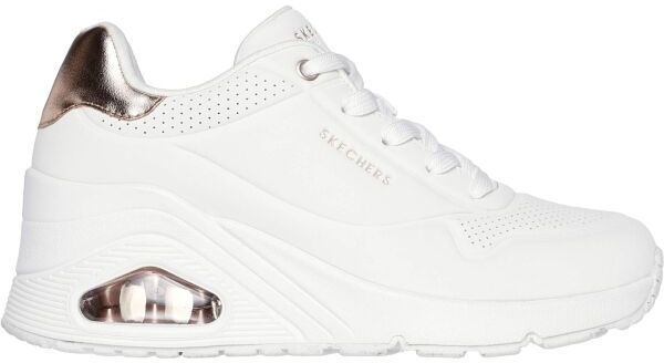 Skechers UNO WEDGE - HI STEPS Dámska vychádzková obuv, biela, veľkosť