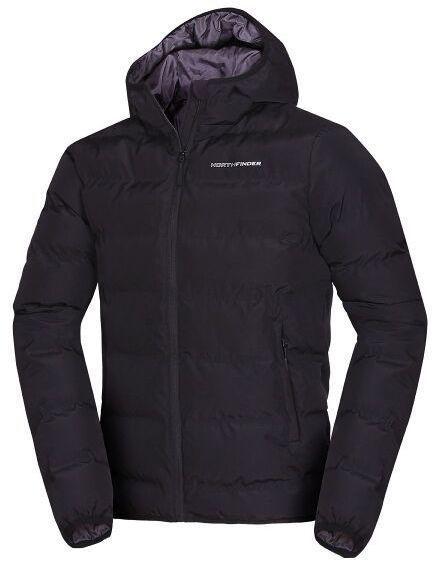 Northfinder BOSCO Pánska prešívaná bunda, čierna, veľkosť