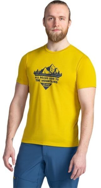 KILPI GAROVE Pánske outdoorové tričko, zlatá, veľkosť XXXL