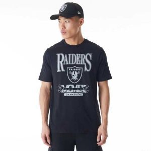 New Era LAS VEGAS RAIDERS NFL CHAMPIONS Pánske tričko, čierna, veľkosť