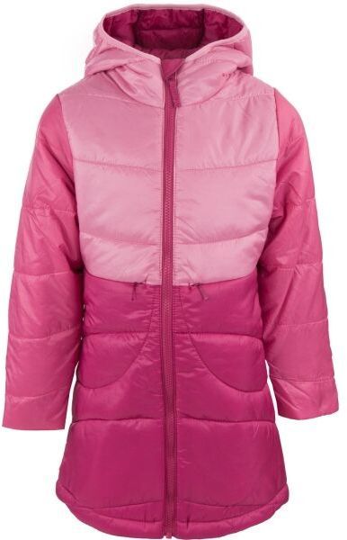 ALPINE PRO ROMBO Detský kabát, ružová, veľkosť 128-134