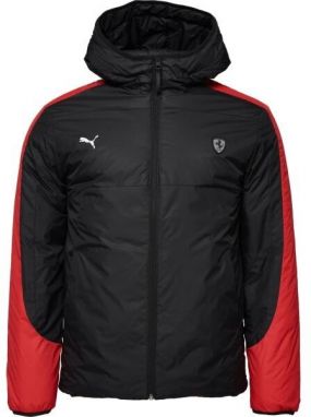 Puma FERRARI STYLE REVERSIBLE PADDED JACKET Pánska zimná bunda, čierna, veľkosť