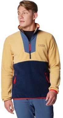 Columbia SEQUOIA GROVE HALF ZIP FLEECE Pánska flísová bunda, žltá, veľkosť