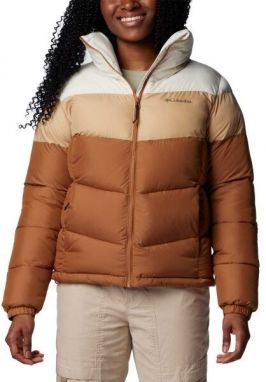Columbia PUFFECT™ II COLORBLOCK JACKET Dámska zimná bunda, hnedá, veľkosť