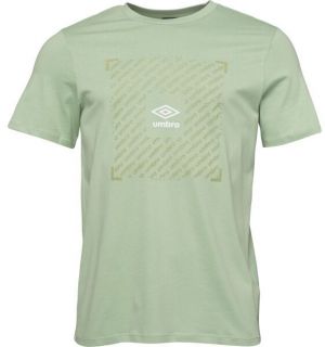 Umbro FTBL BOX GRAPHIC TEE Pánske tričko, svetlo zelená, veľkosť