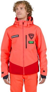 Rossignol HERO BLACKSIDE Pánska lyžiarska bunda, červená, veľkosť