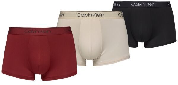 Calvin Klein MICRO STRETCH LOW RISE TRUNK 3PK Pánske trenírky, mix, veľkosť