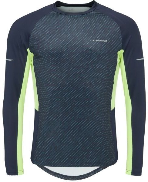 Klimatex AIDAN1 Pánske funkčné tričko s dlhým rukávom, tmavo modrá, veľkosť