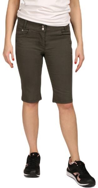 KILPI PARIVA Dámske plážové šortky, tmavo zelená, veľkosť