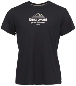 Smartwool 30TH ANNIVERSARY GRAPHIC SS TEE Pánske tričko, čierna, veľkosť