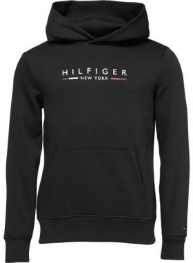 Tommy Hilfiger NEW YORK HOODY Pánska mikina, čierna, veľkosť