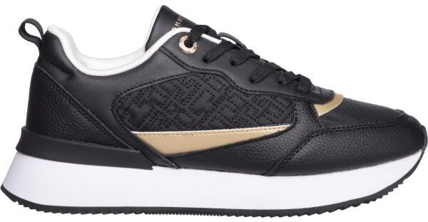 Tommy Hilfiger MONOGRAM RUNNER Dámska obuv, černá, veľkosť