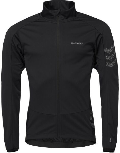 Klimatex MADRI Pánska hybridná cyklistická bunda, čierna, veľkosť