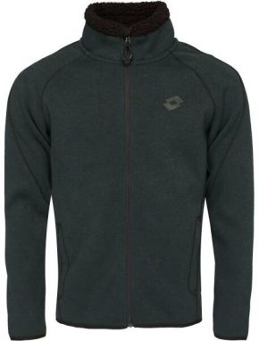 Lotto LAURIS Pánska mikina so vzhľadom svetra, tmavo modrá, veľkosť